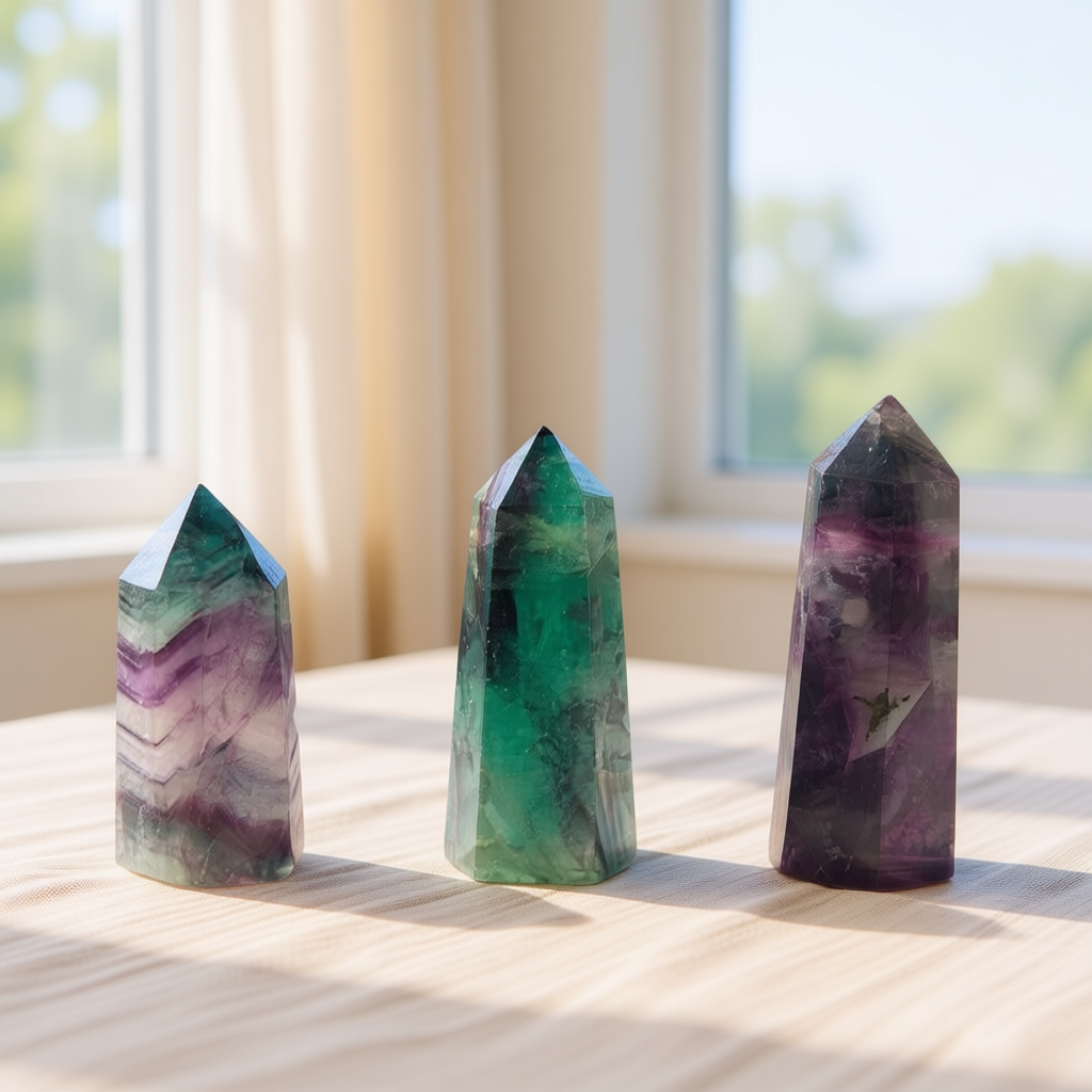 Fluorite Tower Set