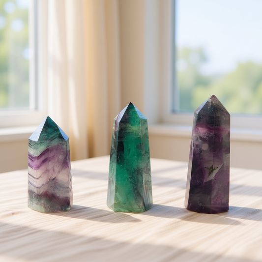 Fluorite Tower Set