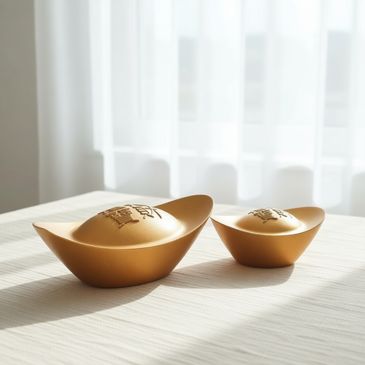 Brass Fortune Ingot (PAIR)